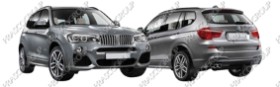 BMW X3 - F25 LCI - M -TECH Mod.04/14-07/17 (BM807)