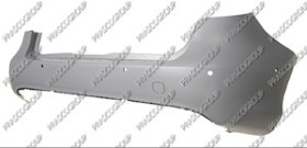 PARE-CHOCS ARRIERE A PEINDRE-AVEC CACHE CROCHET-AVEC TROUS MOULURE-AVEC TROUS RADAR ET TROUS AIDE STATIONNEMENT+SUPPORTS CAPTEURS MOD. STYLE PACK