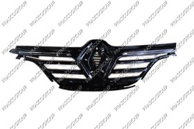 GRILLE CALANDRE NOIRE AVEC MOULURE CHROMEE'