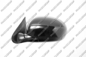 RETROVISEUR GAUCHE ELECTRIQUE-NOIR-CHAUFFANT-RABATTABLE-CONVEXE/CHROME'