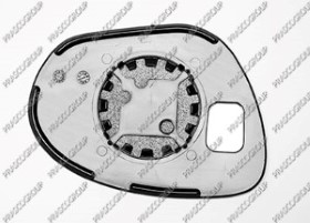 VERRE DE RETROVISEUR GAUCHE CONVEX/CHROME'