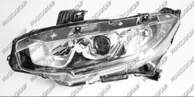 PHARE GAUCHE H11+HB3 ELECTRIQUE AVEC MOTEUR-AVEC FEU DE JOUR-LED