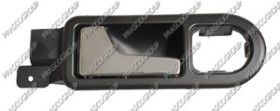 POIGNEE INTERIEURE AVANT GAUCHE AVEC LEVIER CHROME'-BASE NOIRE