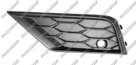 GRILLE SUPERIEURE GAUCHE DE PARE-CHOCS AVANT AVEC TROUS RADAR+SUPPORTS CAPTEURS