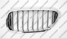 GRILLE CALANDRE GAUCHE CHROMEE-CHROMEE/NOIRE