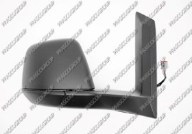 RETROVISEUR DROIT ELECTRIQUE-NOIR-CHAUFFANT-CONVEXE/CHROME'