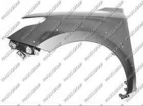 AILE AVANT GAUCHE AVEC TROUS EXTENSION D'AILE MOD. 4WD