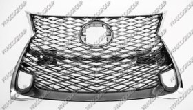 GRILLE CALANDRE NOIRE-AVEC MOULURE CHROMEE'- AVEC TROUS RADAR MOD. F SPORT