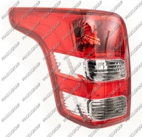 FEU D'AILE ARRIERE GAUCHE AVEC PORTE LAMPE MOD. BLANC/ROUGE