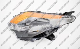 PHARE GAUCHE H4 ELECTRIQUE AVEC MOTEUR-FEU ORANGE