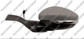 RETROVISEUR GAUCHE ELECTRIQUE-CHAUFFANT-AVEC APPRET-AVEC FEU REPETITEUR-CONVEXE/CHROME'