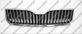 GRILLE CALANDRE NOIRE AVEC MOULURE CHROMEE'-AVEC CADRE CHROMEE'