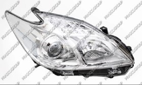 PHARE DROIT H11+HB3 ELECTRIQUE SANS MOTEUR-CHROME'