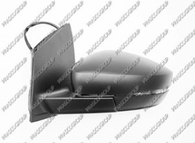 RETROVISEUR GAUCHE ELECTRIQUE-NOIR-CHAUFFANT-AVEC FEU REPETITEUR-ASPHERIQUE/CHROME'-CONNECTEUR RECTANGULAIRE-10H6P MOD. 12/09 &gt;