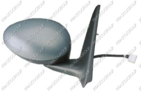 RETROVISEUR DROIT ELECTRIQUE-CHAUFFANT-AVEC APPRET-CONVEXE/CHROME'