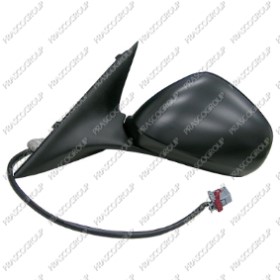 RETROVISEUR GAUCHE ELECTRIQUE-NOIR-CHAUFFANT-RABATTABLE-AVEC SONDE-CONVEXE/BLEU