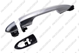 POIGNEE EXTERIEURE AVANT DROITE CHROME' SATIN-SANS TROU BARILLET