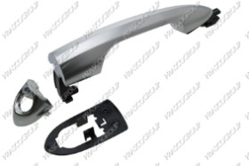 POIGNEE EXTERIEURE AVANT GAUCHE CHROME' SATIN-AVEC TROU BARILLET