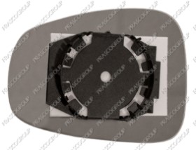 VERRE DE RETROVISEUR DROIT-CONVEX-BLEU