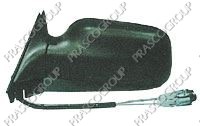 RETROVISEUR GAUCHE ELECTRIQUE-NOIR-CHAUFFANT/PLAT MOD. 82&gt;94