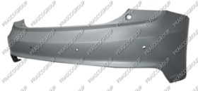 PARE-CHOCS ARRIERE A PEINDRE AVEC TROUS RADAR