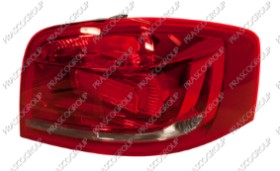 FEU D'AILE ARRIERE DROIT SANS PORTE LAMPE MOD. 3 PORTES - ROUGE -  MOD. 08 > 10