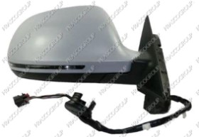 RETROVISEUR DROIT ELECTRIQUE-CHAUFFANT-AVEC APPRET-AVEC FEU REPETITEUR-RABATTABLE-ASPHERIQUE/CHROME'-MOD. 3 PORTES