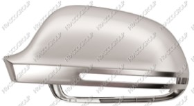 COQUILLE DE RETROVISEUR GAUCHE CHROMEE-AVEC SIEGE FEU REPETITEUR - MOD. &gt; 05/2009