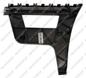 BRIDE CENTRAL DROIT DE PARE-CHOCS ARRIERE-PLASTIQUE MOD. 4 PORTES