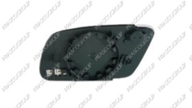 VERRE DE RETROVISEUR DROIT-CONVEX-CHAUFFANT-CHROME'