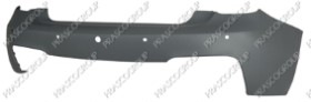 PARE-CHOCS ARRIERE A PEINDRE AVEC TROUS RADAR+SUPPORTS CAPTEURS-AVEC TROU POUR CAMERA