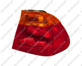 FEU D'AILE ARRIERE DROIT SANS PORTE LAMPE  MOD. 4 PORTES ROUGE/ORANGE