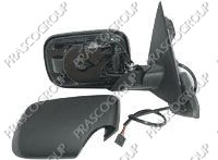 RETROVISEUR DROIT ELECTRIQUE-CHAUFFANT-AVEC APPRET-RABATTABLE-ASPHERIQUE/BLEU-MOD. 4 PORTES