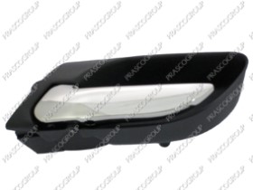 POIGNEE INTERIEURE AVANT GAUCHE AVEC LEVIER CHROME'-BASE NOIRE