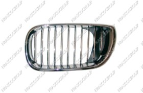 GRILLE CALANDRE GAUCHE CHROMEE-CHROMEE/NOIRE