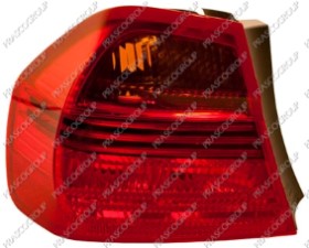FEU D'AILE ARRIERE GAUCHE SANS PORTE LAMPE ORANGE/ROUGE MOD. 4 PORTES