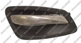 POIGNEE INTERIEURE AVANT GAUCHE AVEC LEVIER CHROME/SATIN-BASE NOIRE