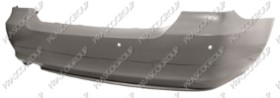 PARE-CHOCS ARRIERE A PEINDRE AVEC TROUS RADAR+SUPPORTS CAPTEURS - MOD. BERLINE
