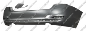 PARE-CHOCS ARRIERE A PEINDRE-AVEC CACHE CROCHET-AVEC TROUS MOULURE-AVEC EMPREINTES RADAR-AVEC SORTIE ECHAPPEMENT SIMPLE A DROITE E GAUCHE MOD. 4 PORTES LUXURY/SPORTLINE