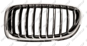 GRILLE CALANDRE GAUCHE CHROMEE-CHROMEE/NOIRE - MOD. LUXURY LINE - BASIS