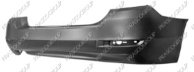 PARE-CHOCS ARRIERE AVEC APPRET-AVEC CACHE CROCHET-AVEC EMPREINTES S RADAR-SORTIE ECHAPPEMENT DOUBLE A' GAUCHE MOD. 4 PORTES