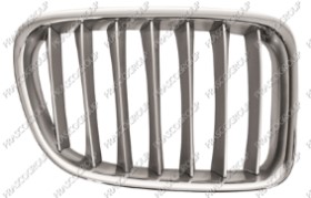 GRILLE CALANDRE DROITE-CHROMEE/TITANE