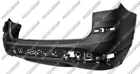 PARE-CHOCS ARRIERE AVEC APPRET-AVEC EMPREINTES RADAR -SORTIE ECHAPPEMENT DOUBLE A' GAUCHE