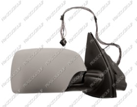 RETROVISEUR DROIT ELECTRIQUE-NOIR-CHAUFFANT-AVEC MEMOIRE-ASPHERIQUE/BLEU