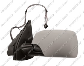 RETROVISEUR GAUCHE ELECTRIQUE-NOIR-CHAUFFANT-AVEC MEMOIRE-ASPHERIQUE/BLEU