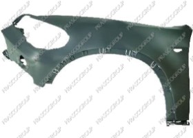 AILE AVANT GAUCHE EN PLASTIQUE AVEC TROUS FEU D'AILE ET MOULURE