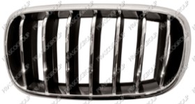 GRILLE CALANDRE GAUCHE CHROMEE-CHROMEE/NOIRE - MOD. PURE EXCELLENCE