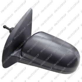 RETROVISEUR GAUCHE INTERIEUR MECANIQUE-NOIR-CONVEX/CHROME'-MOD. 4 PORTES