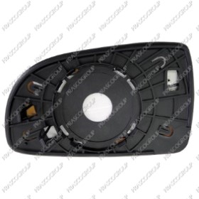 VERRE DE RETROVISEUR DROIT-CONVEX-CHAUFFANT-CHROME'