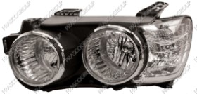 PHARE GAUCHE H1+H7 ELECTRIQUE AVEC MOTEUR- AVEC CADRE CHROME'